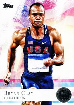 2012 Topps U.S. Olympic Team & Hopefuls - Silver #19 Bryan Clay Front