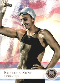 2012 Topps U.S. Olympic Team & Hopefuls - Silver #26 Rebecca Soni Front