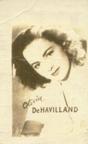 1948 Topps Magic Photos (R714-27) #7F Olivia de Havilland Front