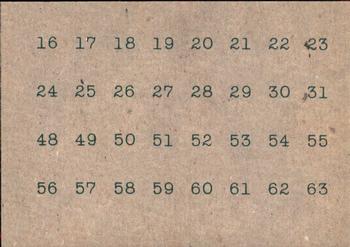 1963 Gad Fun Cards #4 Baseball Hurling Fact Back