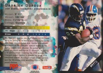 1994 Pro Set Power National Promos #NNO Darrien Gordon Back