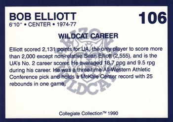 1990 Collegiate Collection Arizona Wildcats #106 Bob Elliott Back