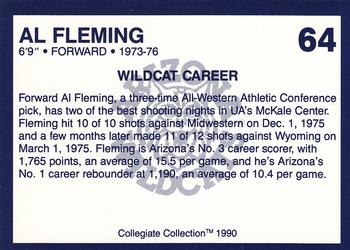 1990 Collegiate Collection Arizona Wildcats #64 Al Fleming Back