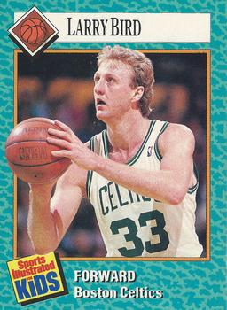 1989 Sports Illustrated for Kids #4 Larry Bird Front
