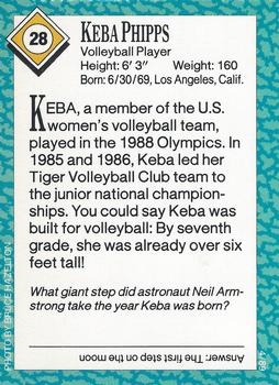 1989 Sports Illustrated for Kids #28 Keba Phipps Back