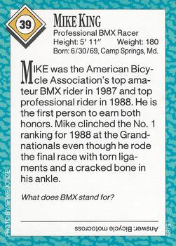 1989 Sports Illustrated for Kids #39 Mike King Back