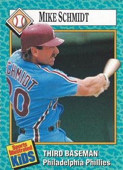 1989 Sports Illustrated for Kids #90 Mike Schmidt Front