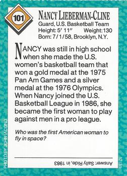 1989 Sports Illustrated for Kids #101 Nancy Lieberman-Cline Back