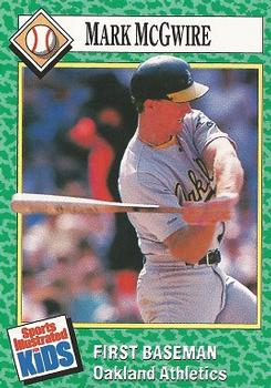 1990 Sports Illustrated for Kids #146 Mark McGwire Front