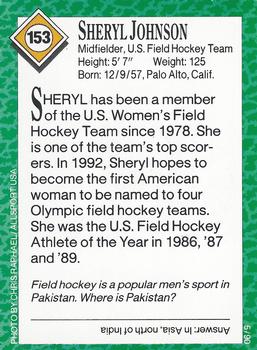 1990 Sports Illustrated for Kids #153 Sheryl Johnson Back