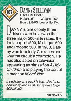 1990 Sports Illustrated for Kids #187 Danny Sullivan Back