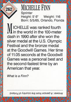 1991 Sports Illustrated for Kids #262 Michelle Finn Back