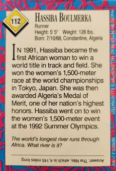 1993 Sports Illustrated for Kids #112 Hassiba Boulmerka Back