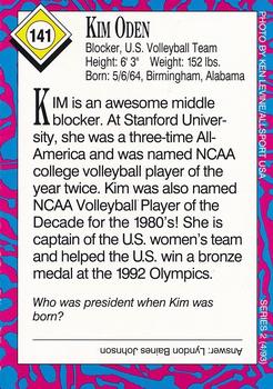 1993 Sports Illustrated for Kids #141 Kim Oden Back