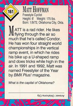 1993 Sports Illustrated for Kids #161 Mat Hoffman Back