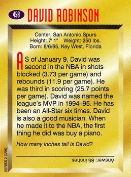 1996 Sports Illustrated for Kids II #458 David Robinson Back