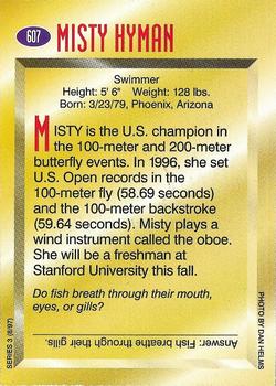 1997 Sports Illustrated for Kids #607 Misty Hyman Back