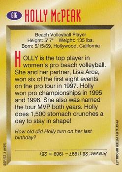 1997 Sports Illustrated for Kids #616 Holly McPeak Back