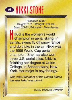 1997 Sports Illustrated for Kids #566 Nikki Stone Back