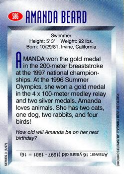 1997 Sports Illustrated for Kids #586 Amanda Beard Back