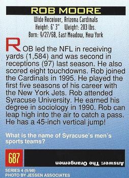1998 Sports Illustrated for Kids #687 Rob Moore Back