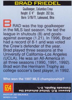 1998 Sports Illustrated for Kids #654 Brad Friedel Back