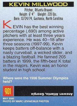 2000 Sports Illustrated for Kids I (Jan-Nov 2000) #901 Kevin Millwood Back