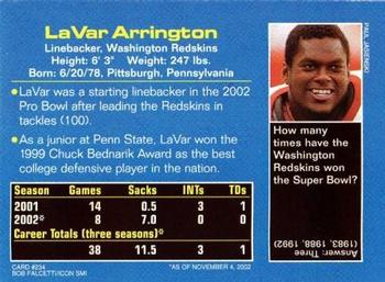 2003 Sports Illustrated for Kids #234 LaVar Arrington Back