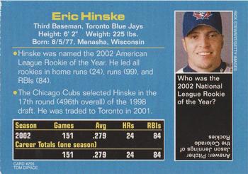 2003 Sports Illustrated for Kids #255 Eric Hinske Back
