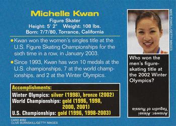 2003 Sports Illustrated for Kids #262 Michelle Kwan Back