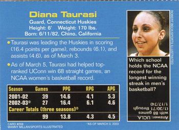 2003 Sports Illustrated for Kids #268 Diana Taurasi Back