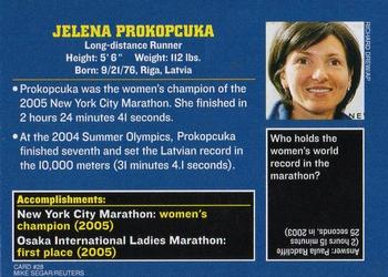 2006 Sports Illustrated for Kids #28 Jelena Prokopcuka Back