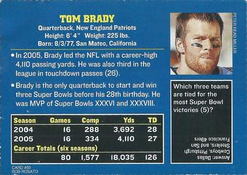 2006 Sports Illustrated for Kids #50 Tom Brady Back