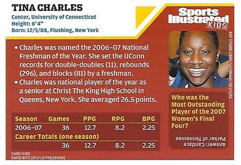 2007 Sports Illustrated for Kids #163 Tina Charles Back