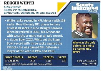 2007 Sports Illustrated for Kids #217 Reggie White Back