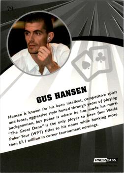 2009 Press Pass Fusion - Bronze #79 Gus Hansen Back