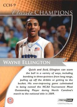 2009 Press Pass Fusion - Classic Champions #CCH-9 Wayne Ellington Back