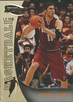 2009 Press Pass Fusion - Gold #25 Brook Lopez Front