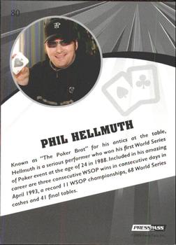 2009 Press Pass Fusion - Silver #80 Phil Hellmuth Back