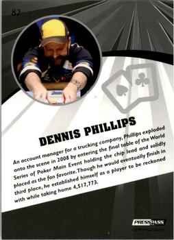 2009 Press Pass Fusion - Silver #82 Dennis Phillips Back