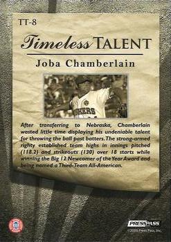 2009 Press Pass Fusion - Timeless Talent #TT-8 Joba Chamberlain Back