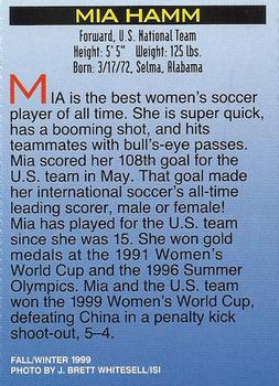 1999 Sports Illustrated for Kids - The 10 Greatest Athletes #NNO Mia Hamm Back