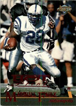 1996 Classic Assets - Hot Prints #10 Marshall Faulk Front