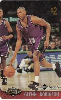 1996 Classic Assets - Phone Cards $2 #22 Glenn Robinson Front