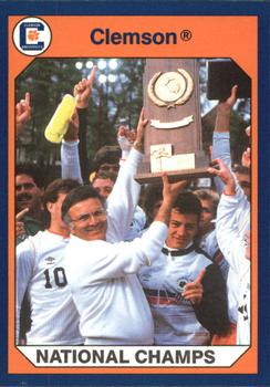 1990 Collegiate Collection Clemson Tigers #49 Soccer Team Wins '87 Front