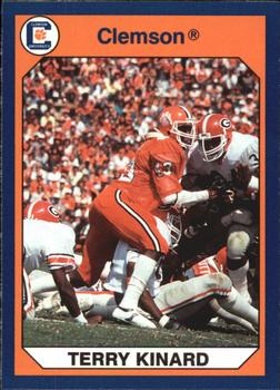 1990 Collegiate Collection Clemson Tigers #89 Terry Kinard Front