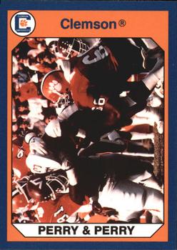 1990 Collegiate Collection Clemson Tigers #111 Michael Dean Perry / William Perry Front