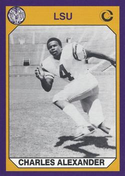1990 Collegiate Collection LSU Tigers #5 Charles Alexander Front