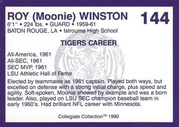 1990 Collegiate Collection LSU Tigers #144 Roy Winston Back