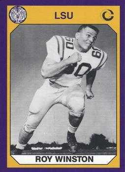 1990 Collegiate Collection LSU Tigers #144 Roy Winston Front